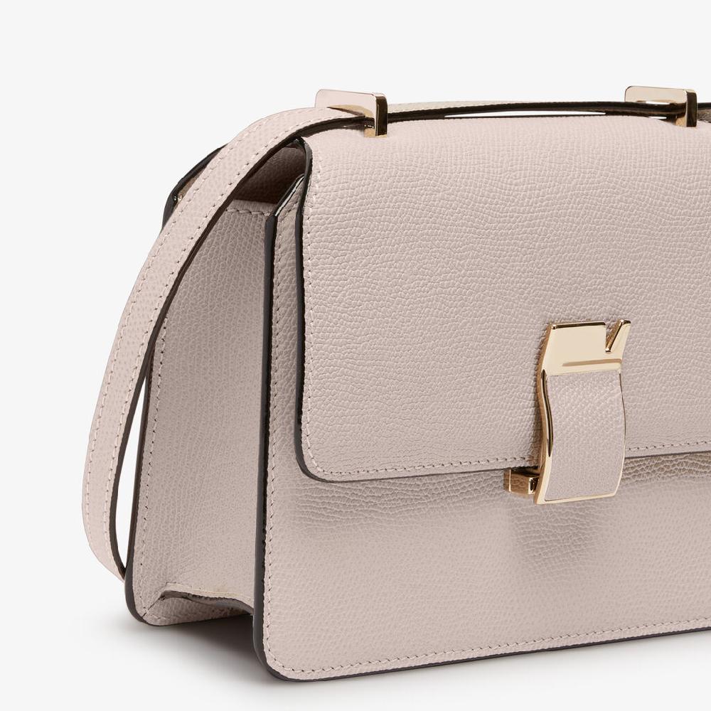 Valextra Borsetta postina Mini in Pelle Rosa Nude | Valextra NoLo Comprane uno, ottenene uno gratis