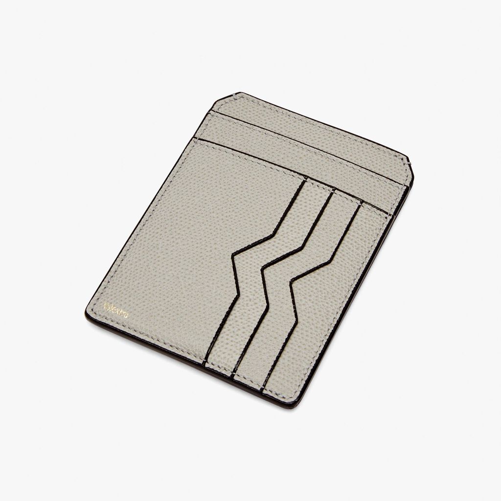 Valextra Porta carte di credito in Pelle Grigio chiaro | Valextra Offerte giornaliere