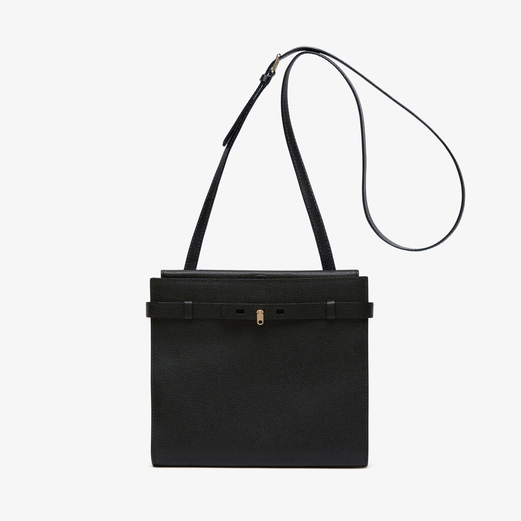 Valextra Borsa a tracolla Mini in Pelle Nera | Valextra Brera