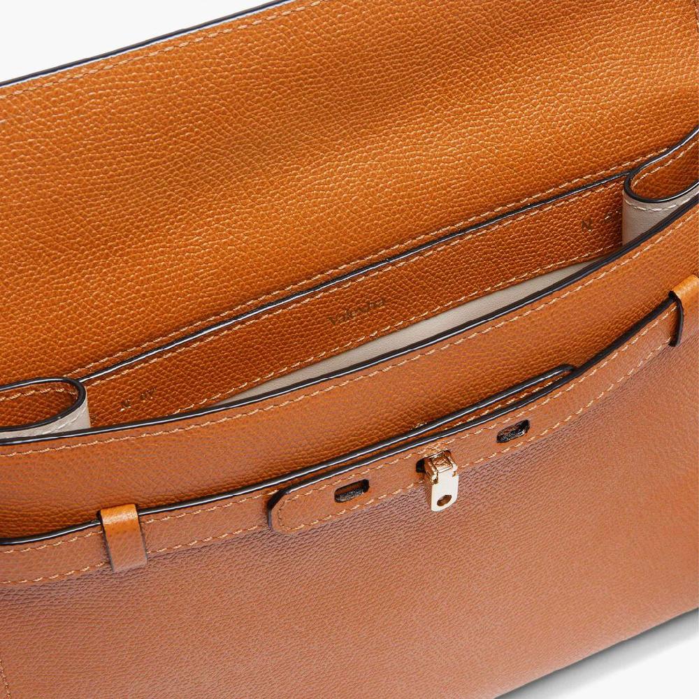 Valextra Borsa a tracolla da Donna in Pelle Marrone | Valextra Brera Super Saving Price