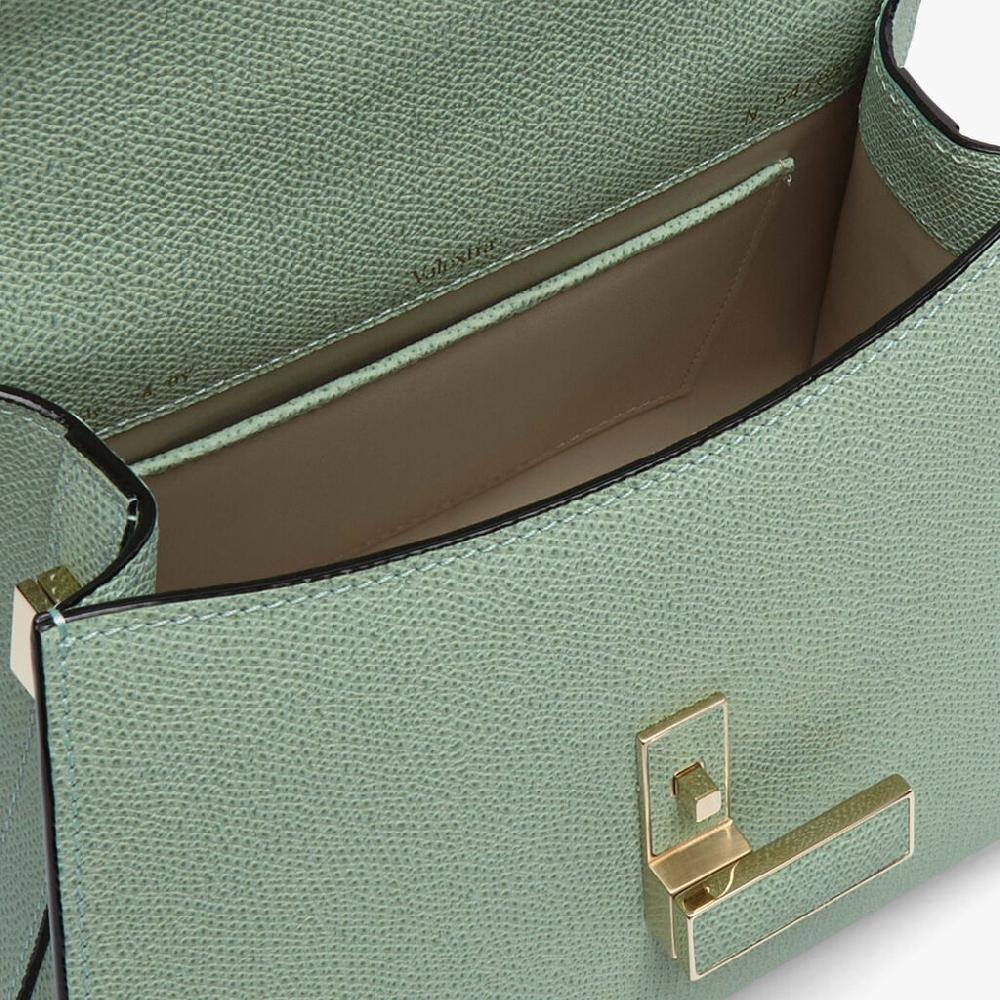 Valextra Borsa a mano da Donna in Pelle Verde Acqua | Valextra Iside Offerta settimanale