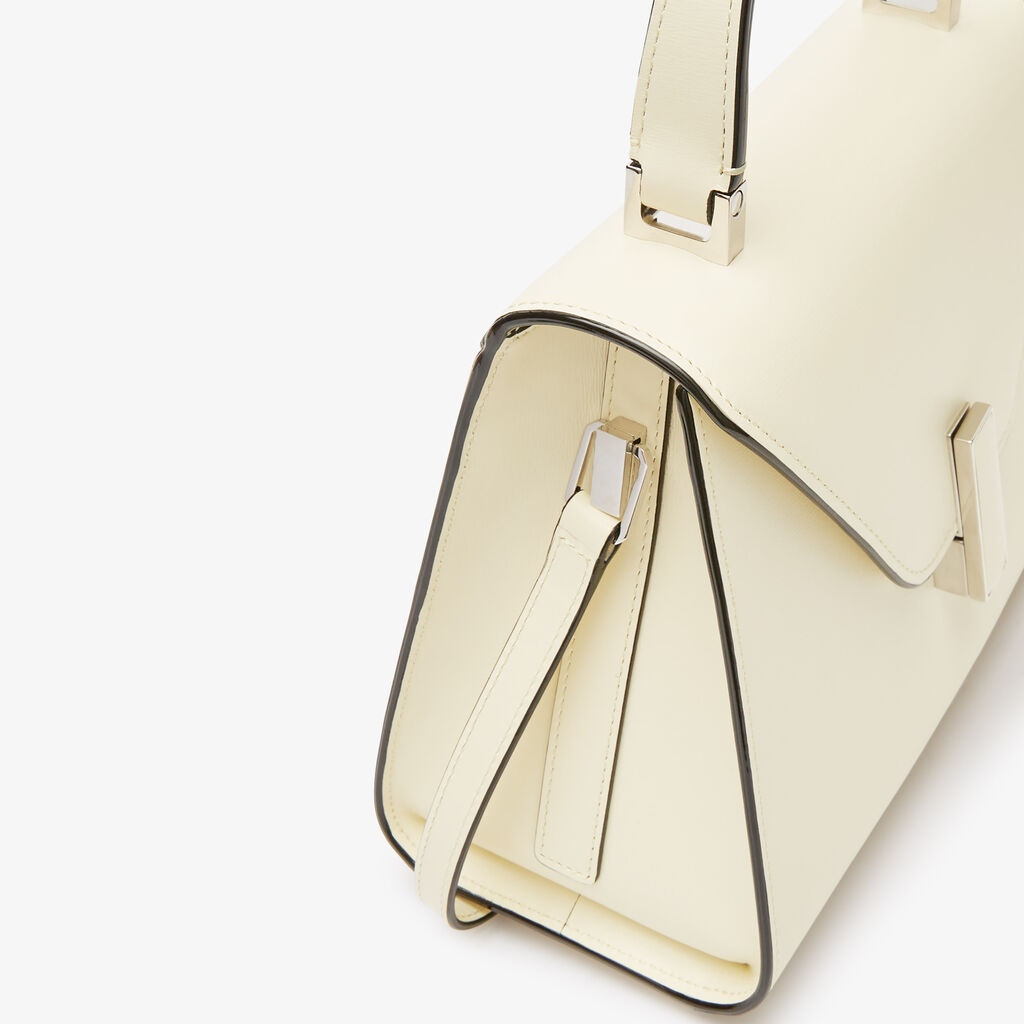 Valextra Borsa a mano Donna in Pelle palmellata Bianca | Valextra Iside ACQUISTA ORA