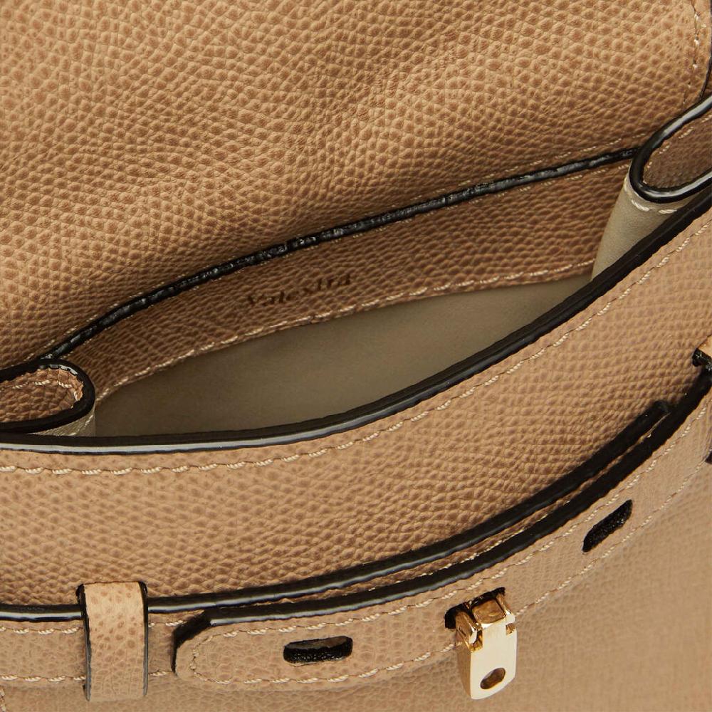 Valextra Borsa a tracolla da Donna in Pelle rigida Beige | Valextra Brera Ultimo giorno