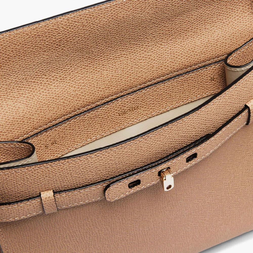 Valextra Borsa a tracolla in Pelle Beige con tasche | Valextra Brera Fino al 50% di sconto