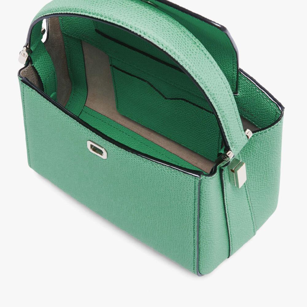 Valextra Borsetta piccola in Pelle Verde acqua | Valextra Brera Fino al 65% di sconto