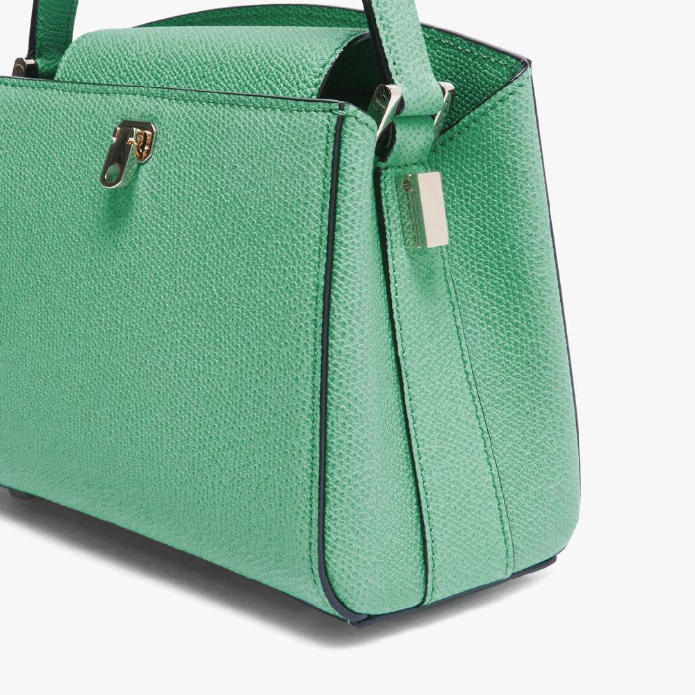 Valextra Borsetta piccola in Pelle Verde acqua | Valextra Brera Fino al 65% di sconto