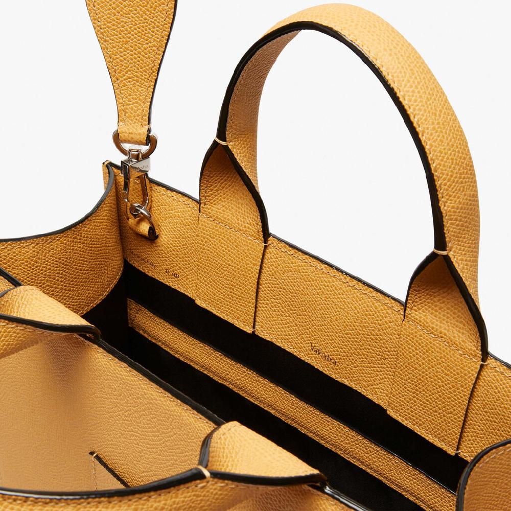 Valextra Tote bag con tracolla Mini in Pelle arancio-giallo | Valextra Boxy Solo un giorno rimasto