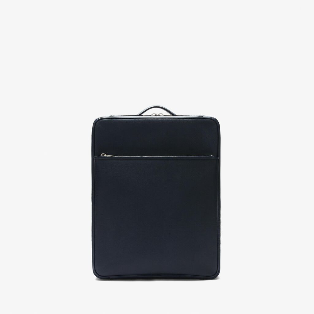 Valextra Valextra V-Line: Valigia trolley in Pelle Blu Super sconto