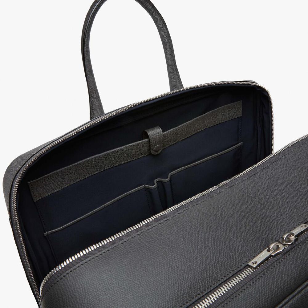 Valextra Valextra Avietta: Borsa business Grande in Pelle Grigia 50% di sconto con spedizione gratuita