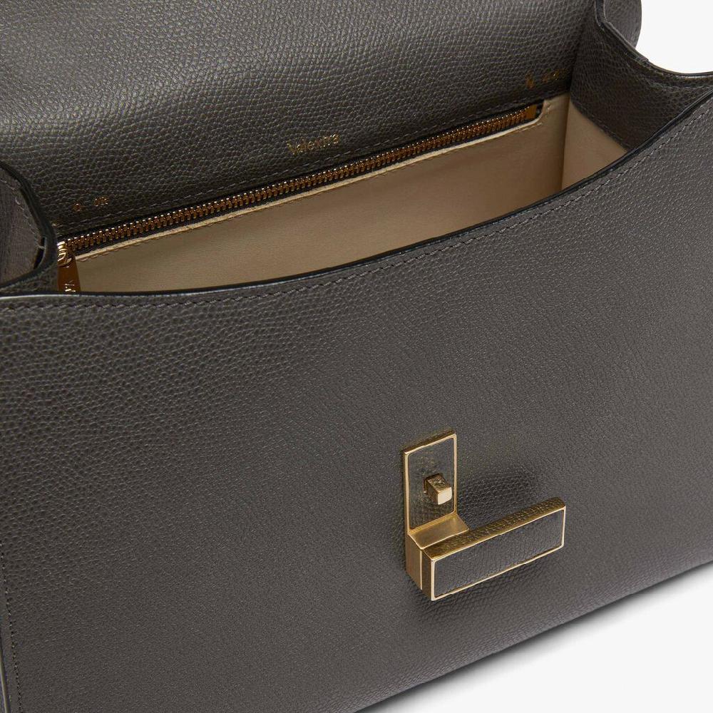 Valextra Borsa a mano Media in Pelle Grigia | Valextra Iside Acquista Ora