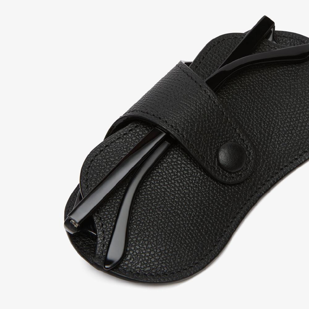 Valextra Custodia occhiali in Pelle Nera | Valextra Novità