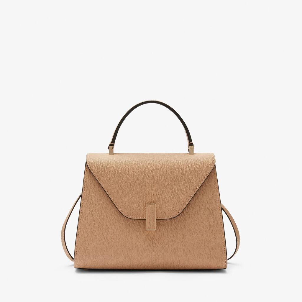 Valextra Borsa a mano in Pelle Beige con tracolla | Valextra Iside Offerta