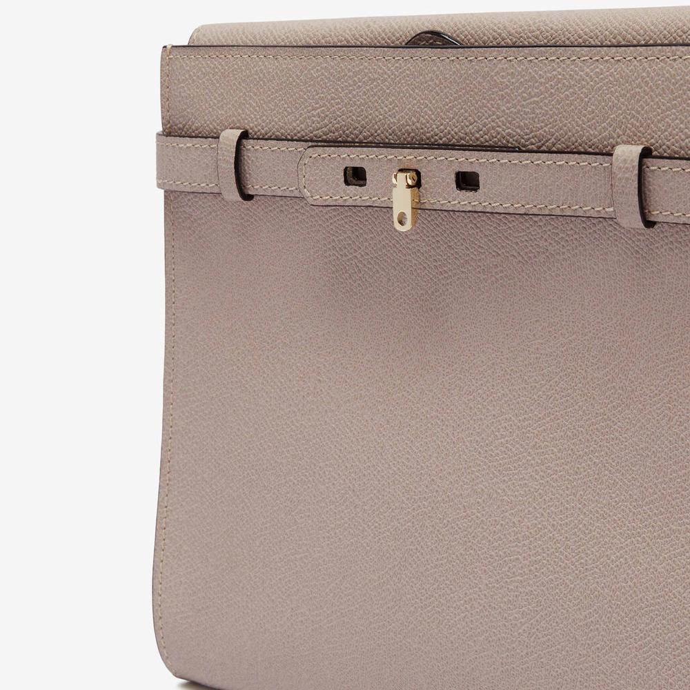 Valextra Borsa tracolla da Donna in Pelle Rosa Nude | Valextra Brera Economico