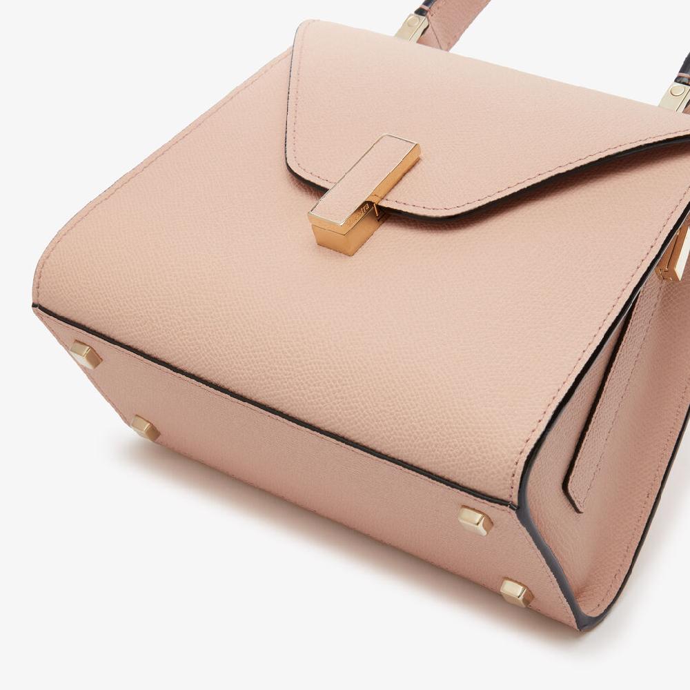 Valextra Borsa a Mano Iside Mini | Pelle di vitello Millepunte | Rosa Bonne Mine | Valextra Vendite Flash