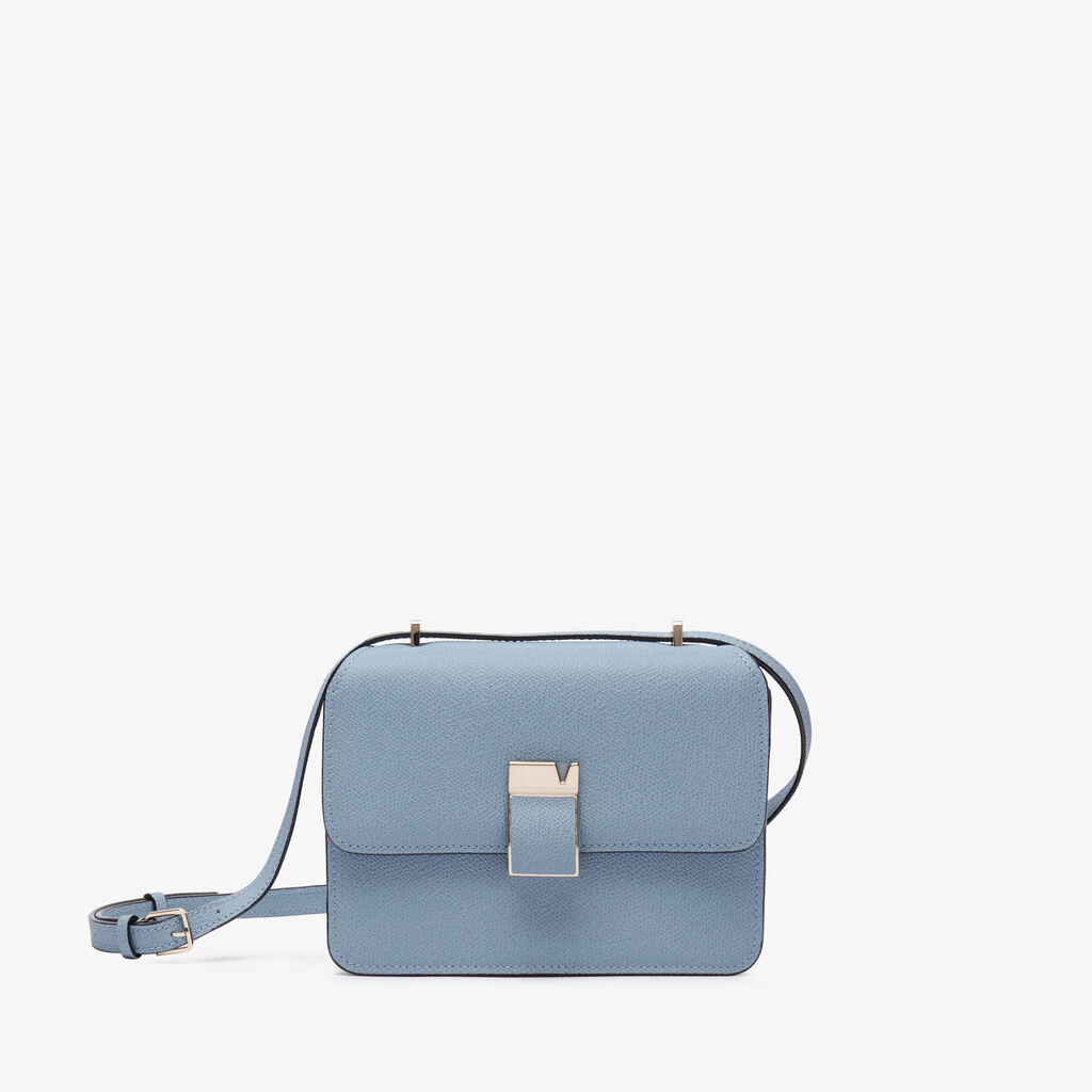 Valextra Borsa a tracolla da Donna in Pelle Azzurra | Valextra
