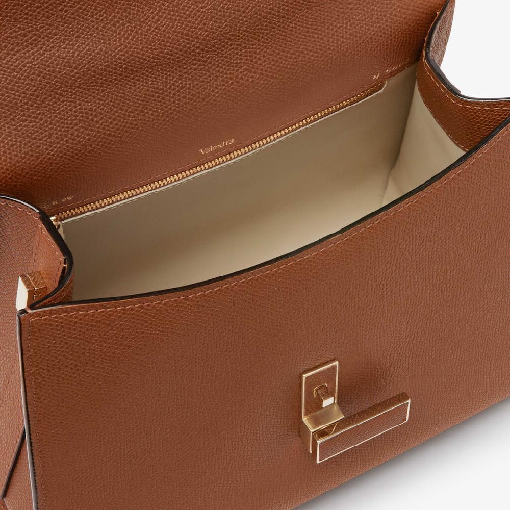 Valextra Borsa a mano da Donna di Lusso in Pelle Marrone | Valextra Iside Offerta esclusiva