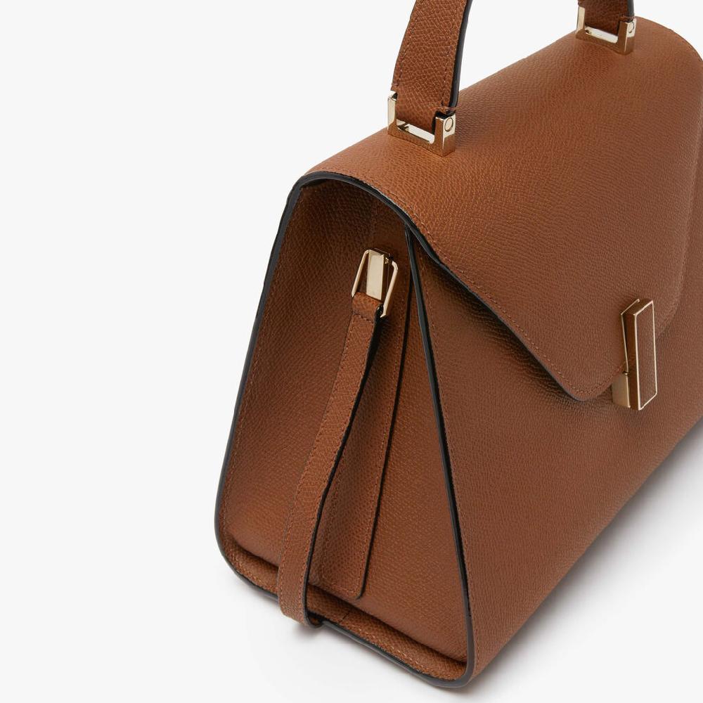 Valextra Borsa a mano da Donna di Lusso in Pelle Marrone | Valextra Iside Offerta esclusiva