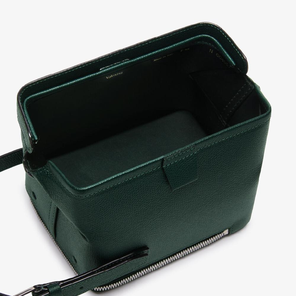 Valextra Borsa a tracolla da Donna in Pelle Verde | Valextra Tric Trac Offerte esclusive