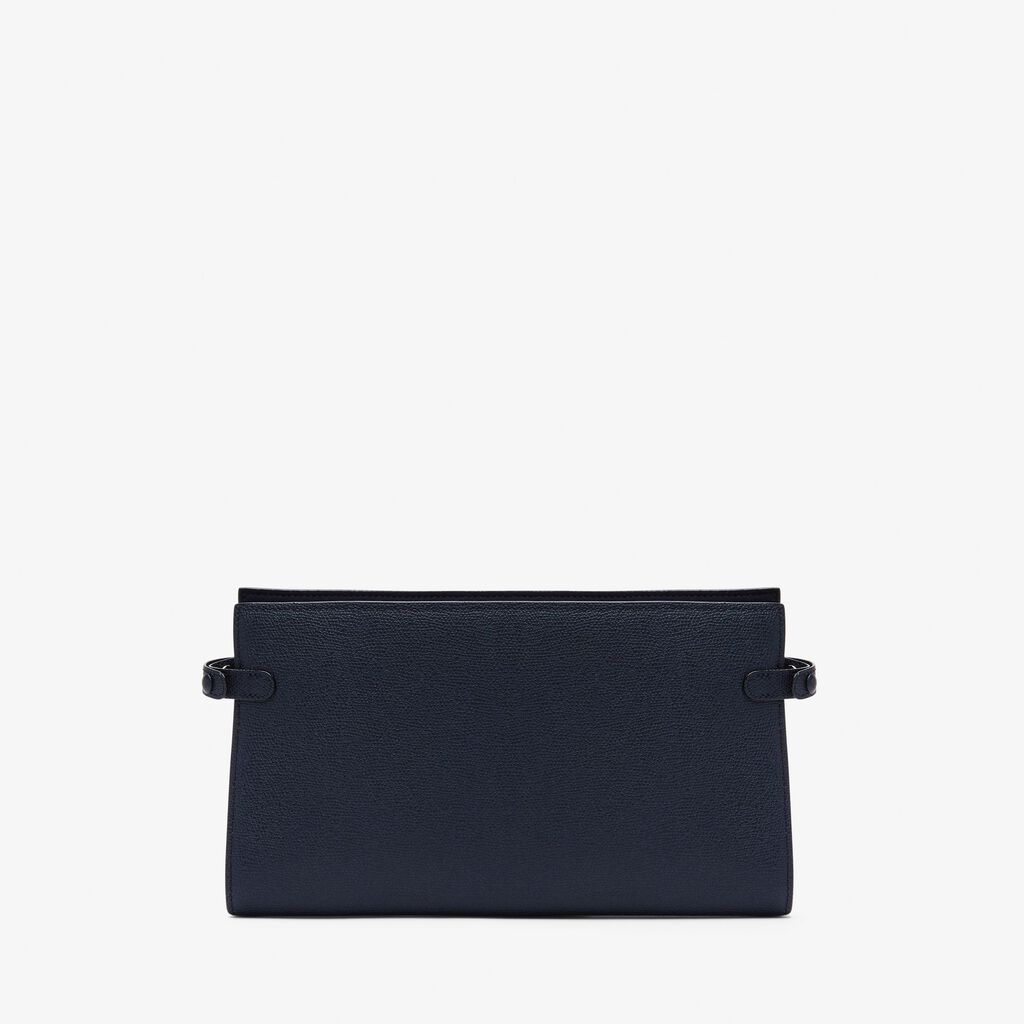 Valextra Portacavi pieghevole in Pelle Blu | Valextra piccola pelletteria