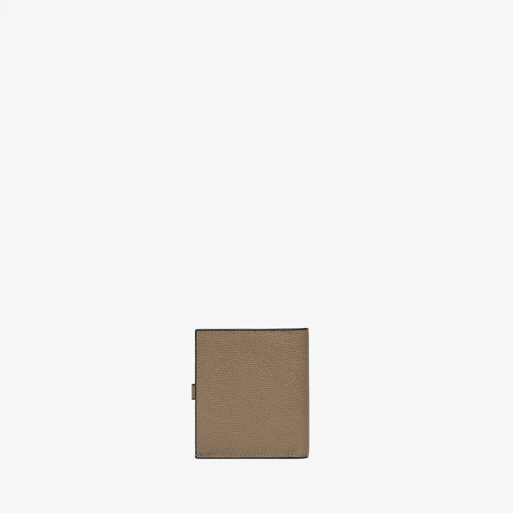 Valextra Portafoglio piccolo in Pelle Marrone Tortora | Valextra Offerta speciale della fabbrica