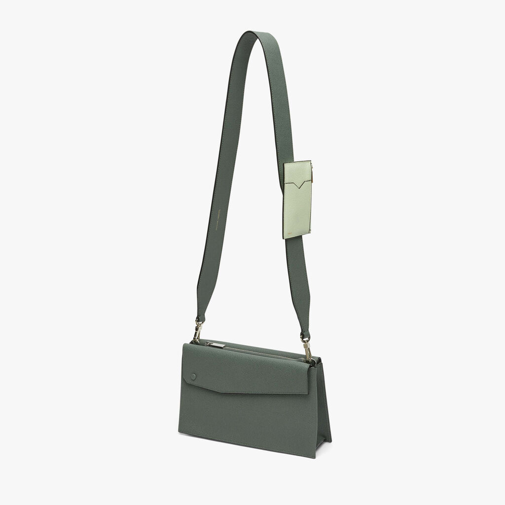 Valextra Tracolla per borsa con porta carte da Donna Verde | Valextra 2025