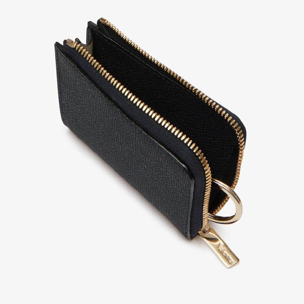Valextra Portachiavi in Pelle Blu Notte di Lusso | Valextra Zip Around Offerte