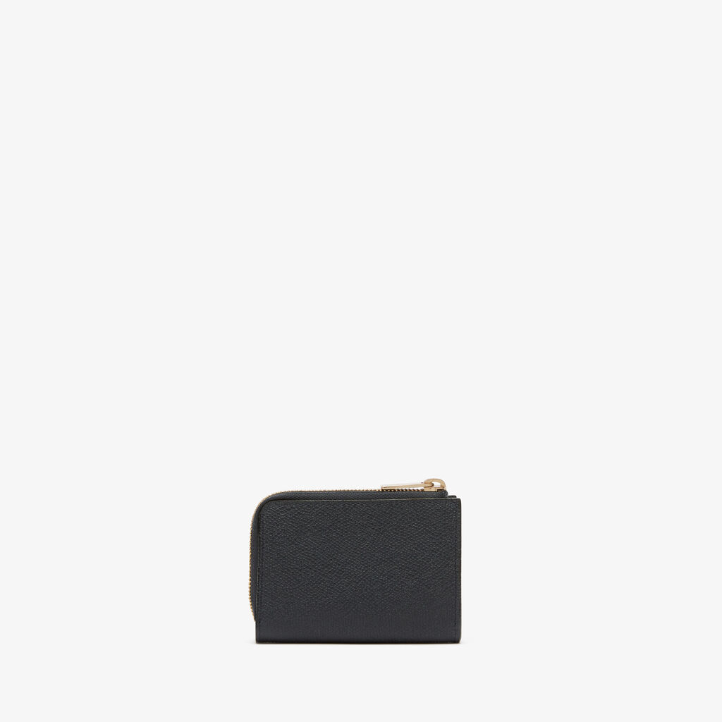 Valextra Portachiavi in Pelle Blu Notte di Lusso | Valextra Zip Around Offerte