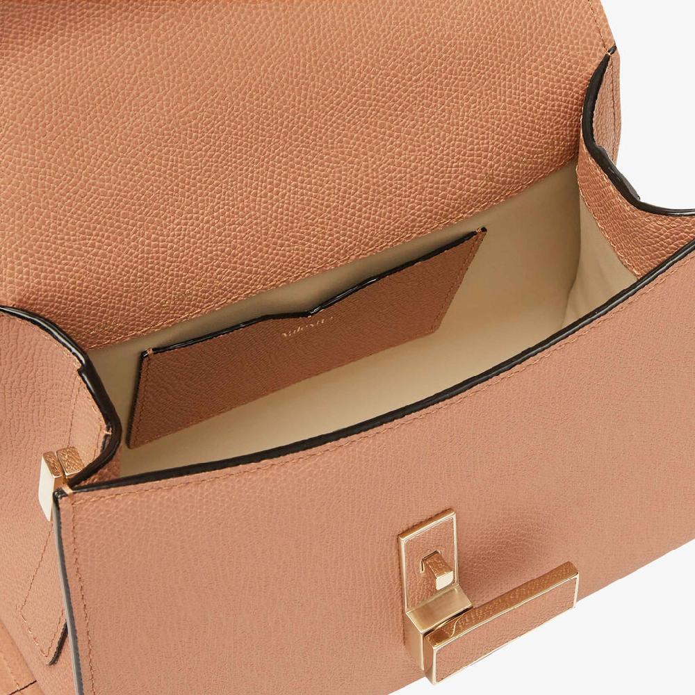Valextra Borsa a tracolla Donna di Lusso in Pelle Marrone | Valextra Iside Offerta San Valentino