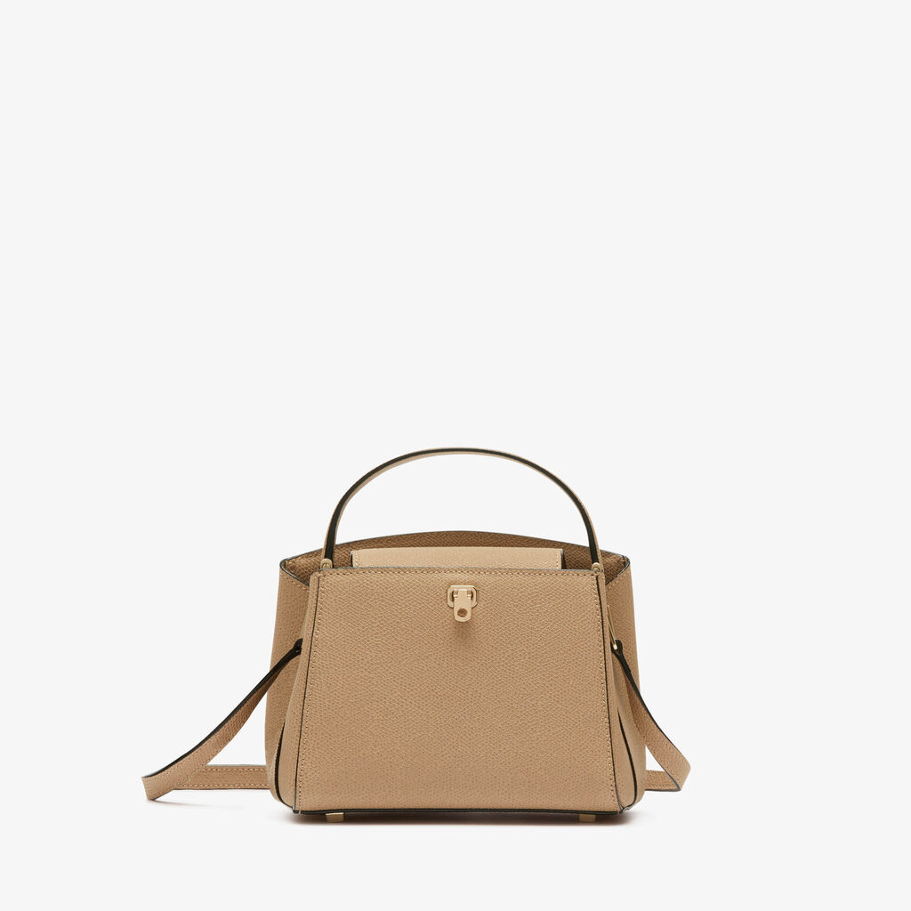 Valextra Borsetta a tracolla da Donna in Pelle Beige | Valextra Brera
