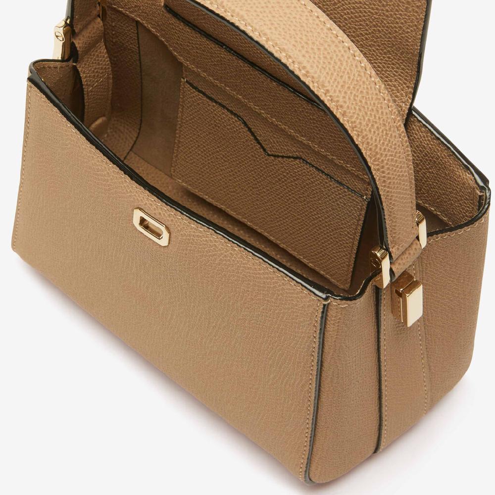 Valextra Borsetta a tracolla da Donna in Pelle Beige | Valextra Brera Offerta migliore