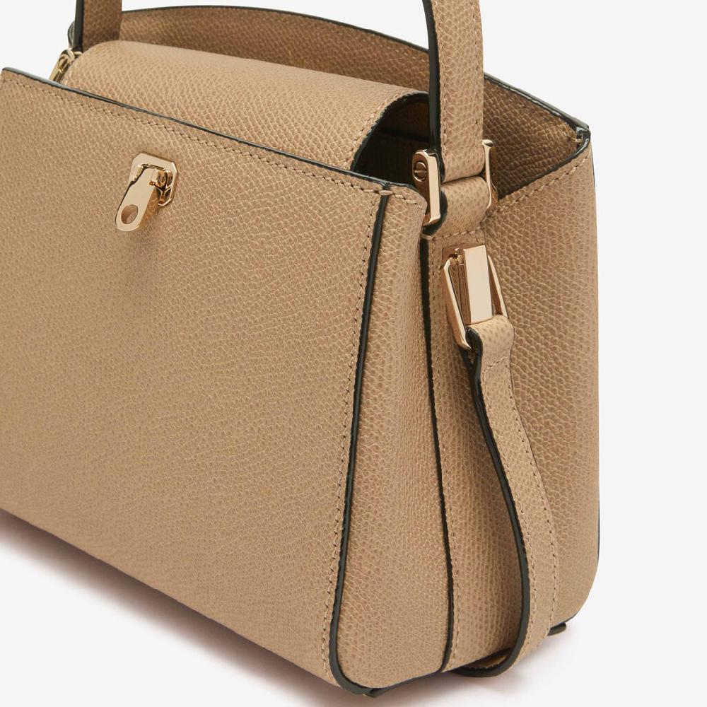 Valextra Borsetta a tracolla da Donna in Pelle Beige | Valextra Brera Offerta migliore