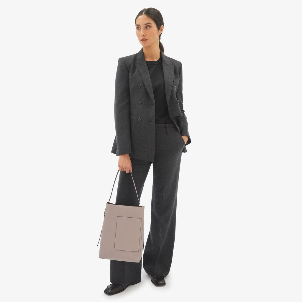Valextra Borsa a secchiello da Donna in Pelle rigida Rosa | Valextra Soft Offerte giornaliere