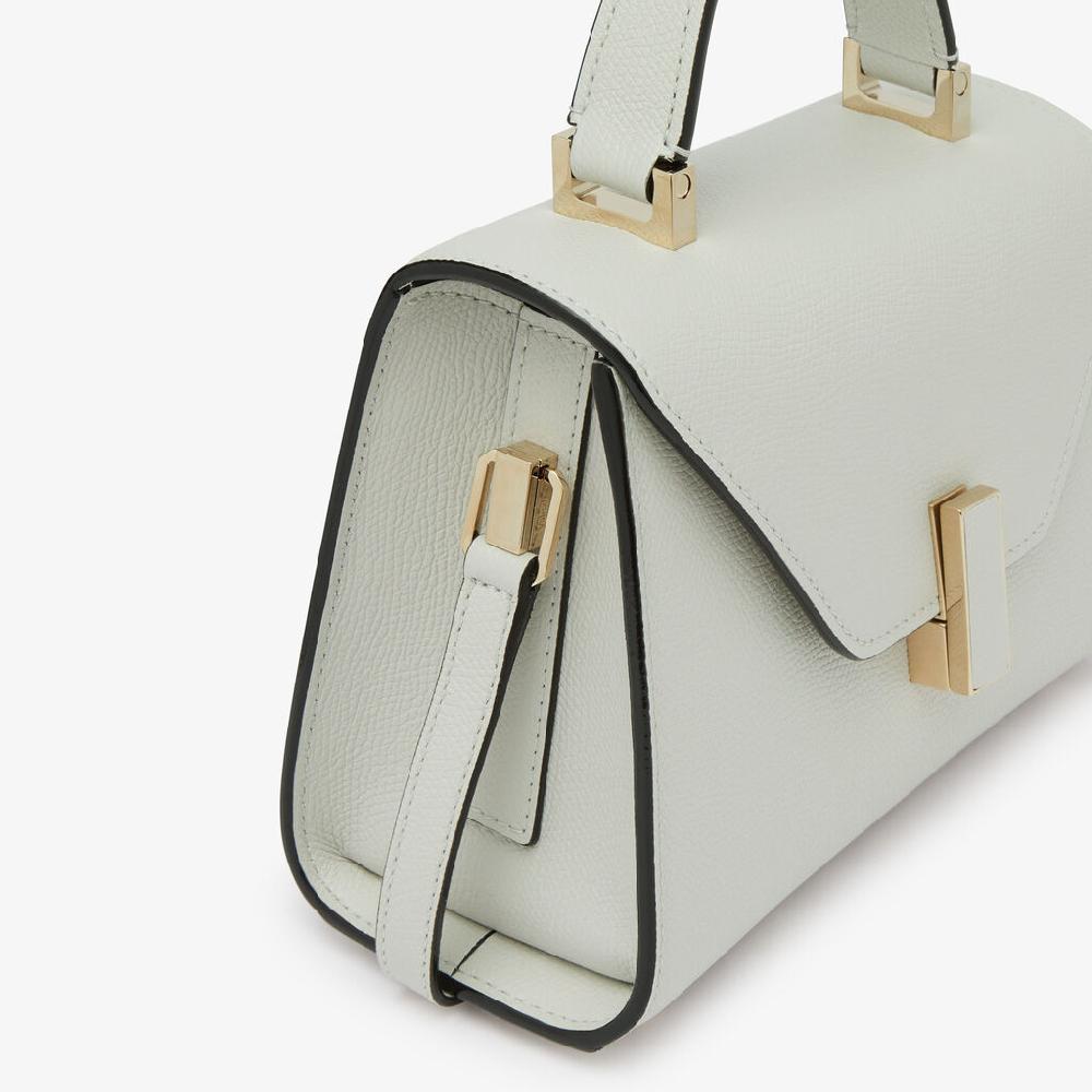 Valextra Borsa a tracolla Donna in Pelle rigida Bianca | Valextra Iside Offerte speciali