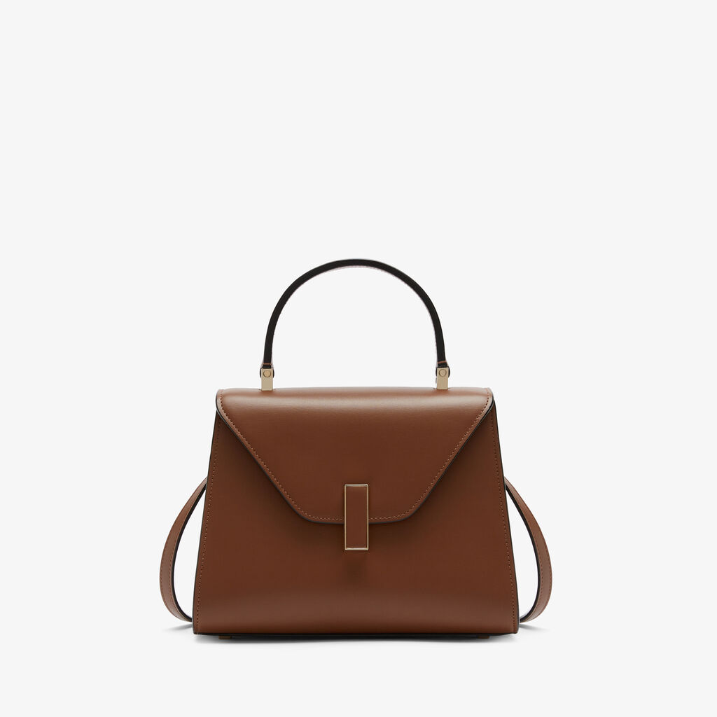 Valextra Borsa a mano Donna Mini in Pelle rigida Marrone | Valextra Iside