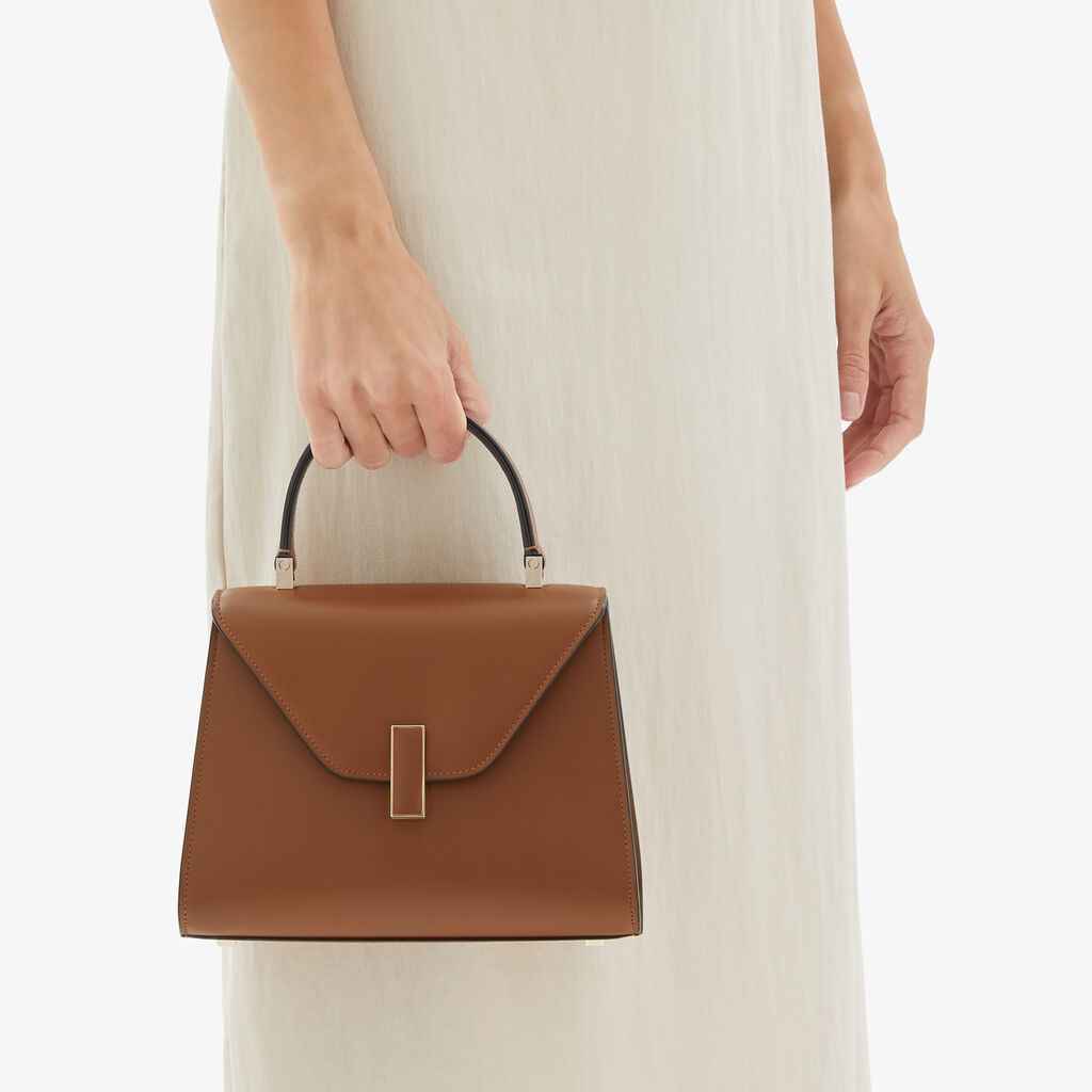 Valextra Borsa a mano Donna Mini in Pelle rigida Marrone | Valextra Iside Enormi risparmi