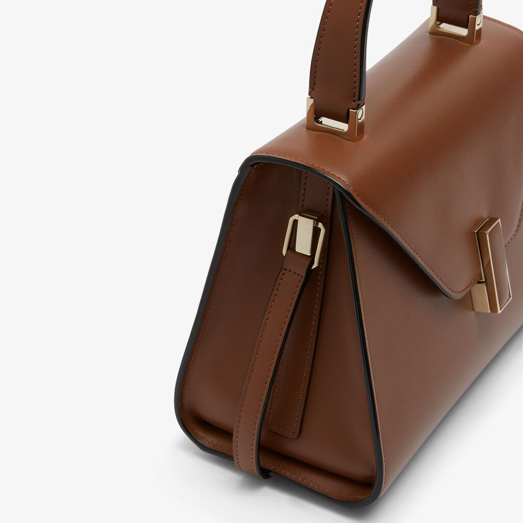 Valextra Borsa a mano Donna Mini in Pelle rigida Marrone | Valextra Iside Enormi risparmi