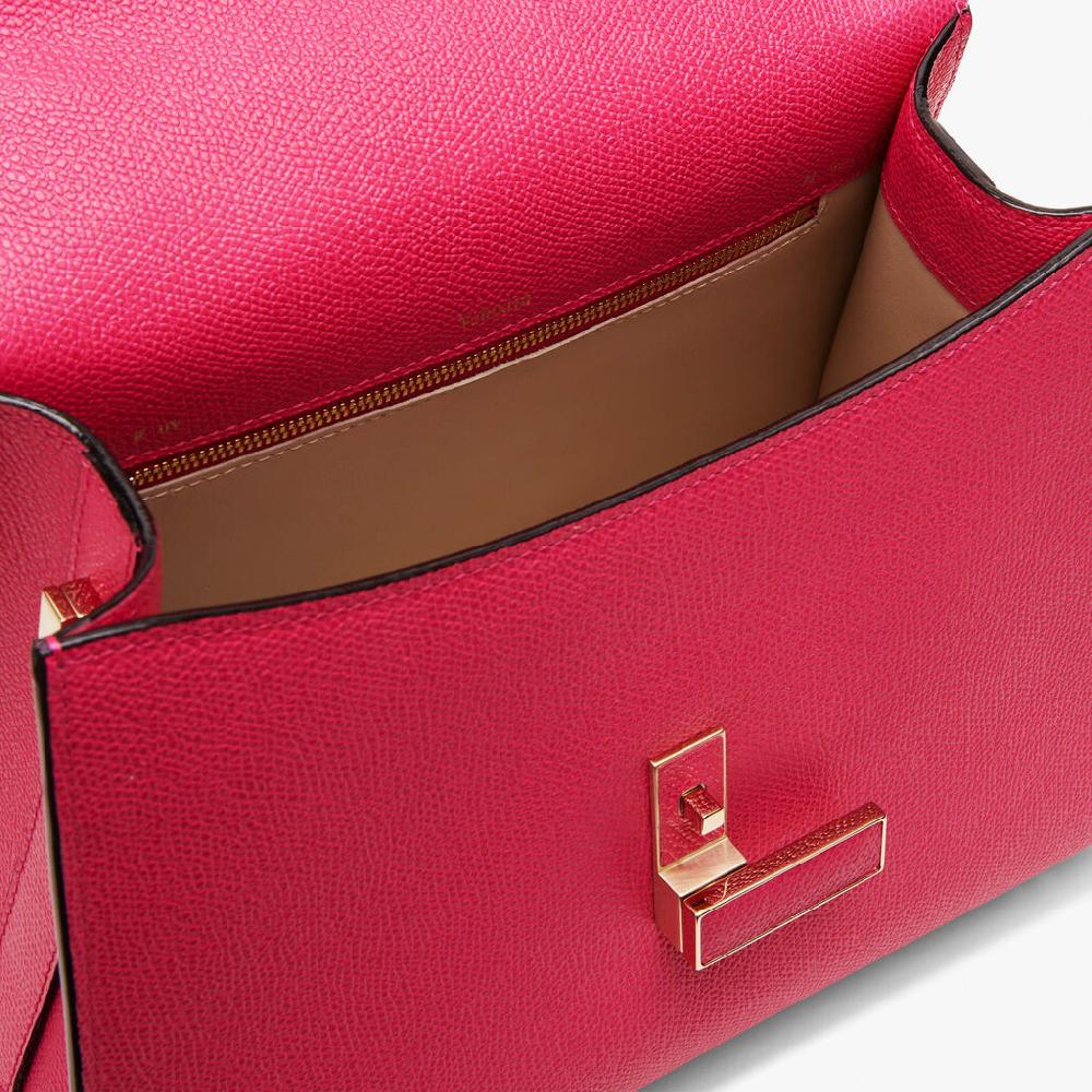 Valextra Borsa a mano in Pelle Rosa Fucsia con tracolla | Valextra Iside Ultimi tre giorni