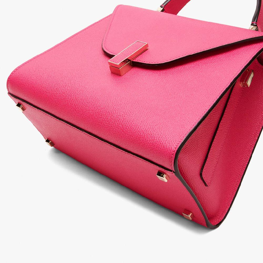 Valextra Borsa a mano in Pelle Rosa Fucsia con tracolla | Valextra Iside Ultimi tre giorni