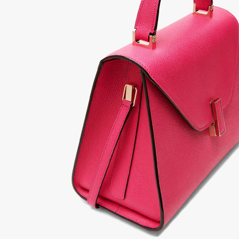 Valextra Borsa a mano in Pelle Rosa Fucsia con tracolla | Valextra Iside Ultimi tre giorni