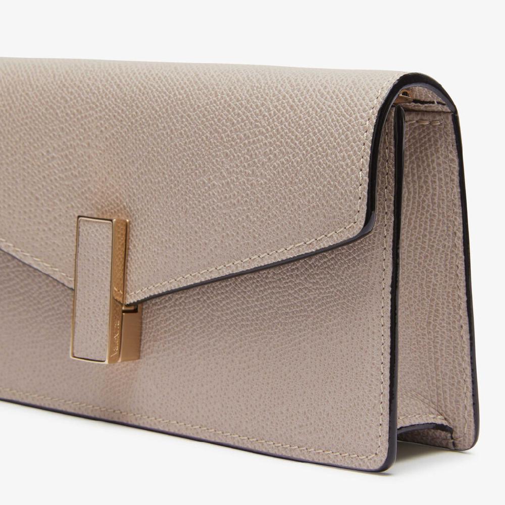 Valextra Clutch da Donna in Pelle Rosa di Lusso | Valextra Iside Ultimi due giorni