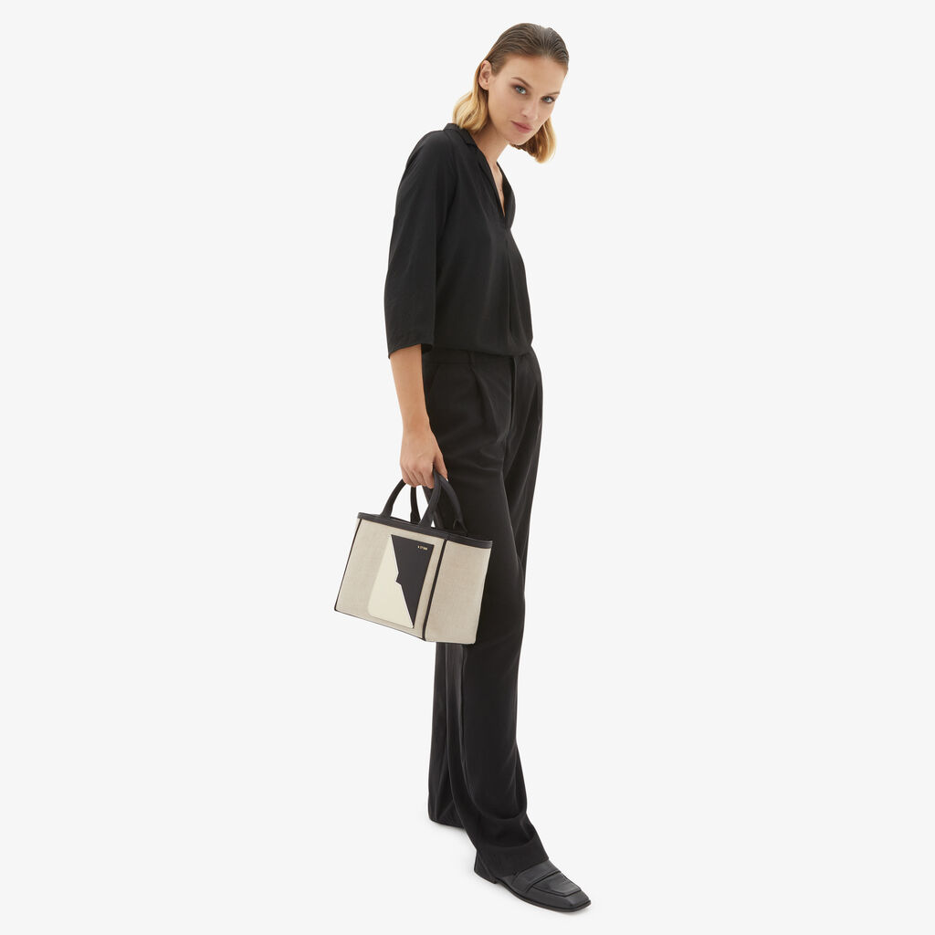 Valextra Borsa tote in Tessuto da Donna Marrone di Lusso | Valextra Ultimo giorno