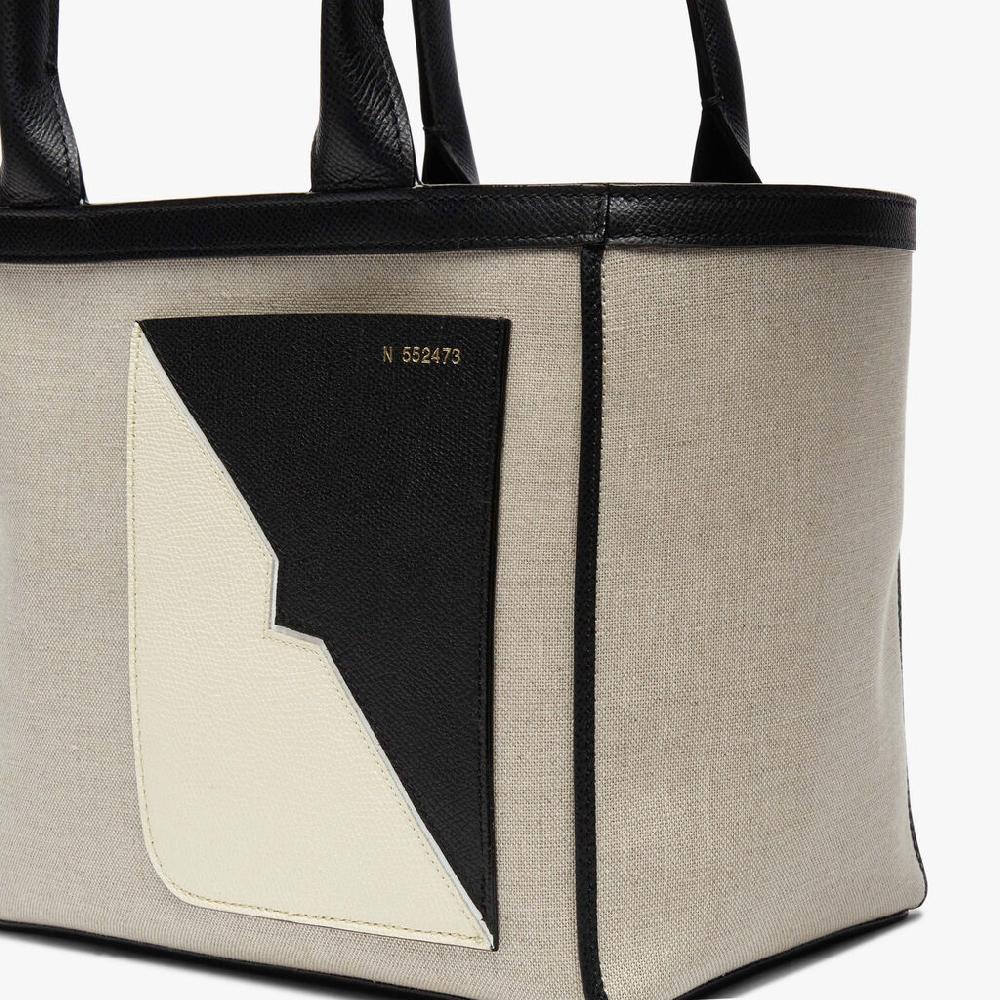 Valextra Borsa tote in Tessuto da Donna Marrone di Lusso | Valextra Ultimo giorno