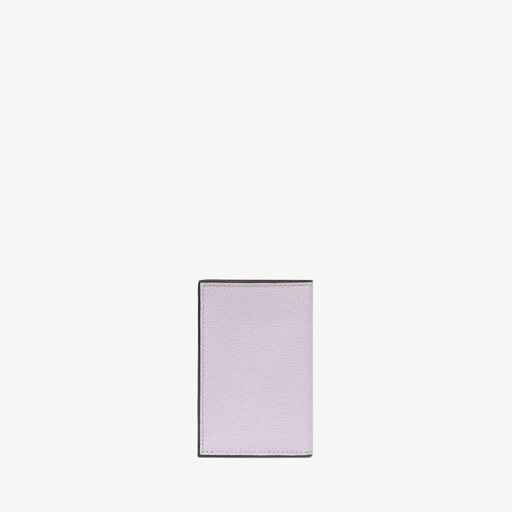 Valextra Porta carte di credito da Donna di Lusso in Pelle Lilla | Valextra Only for today