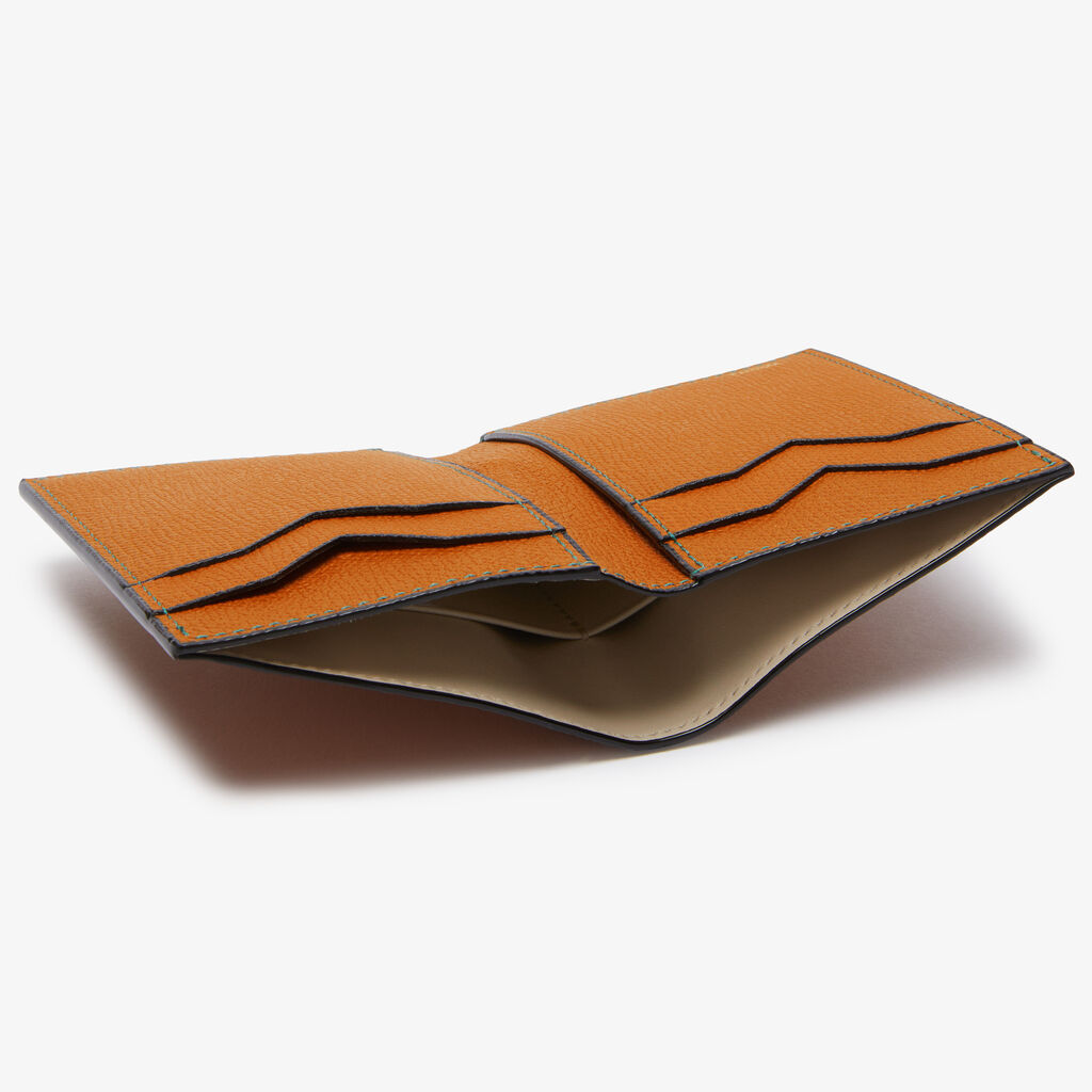 Valextra Portafoglio bifold di Lusso in Pelle Marrone | Valextra Trasporto libero internazionale