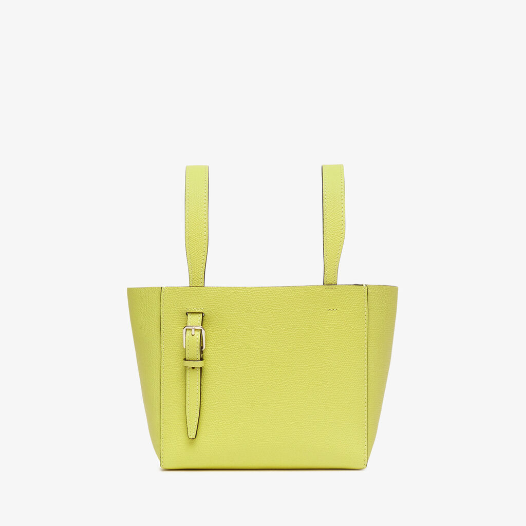 Valextra Borsa a secchiello da Donna in Pelle Gialla | Valextra Soft Black Friday Prezzi