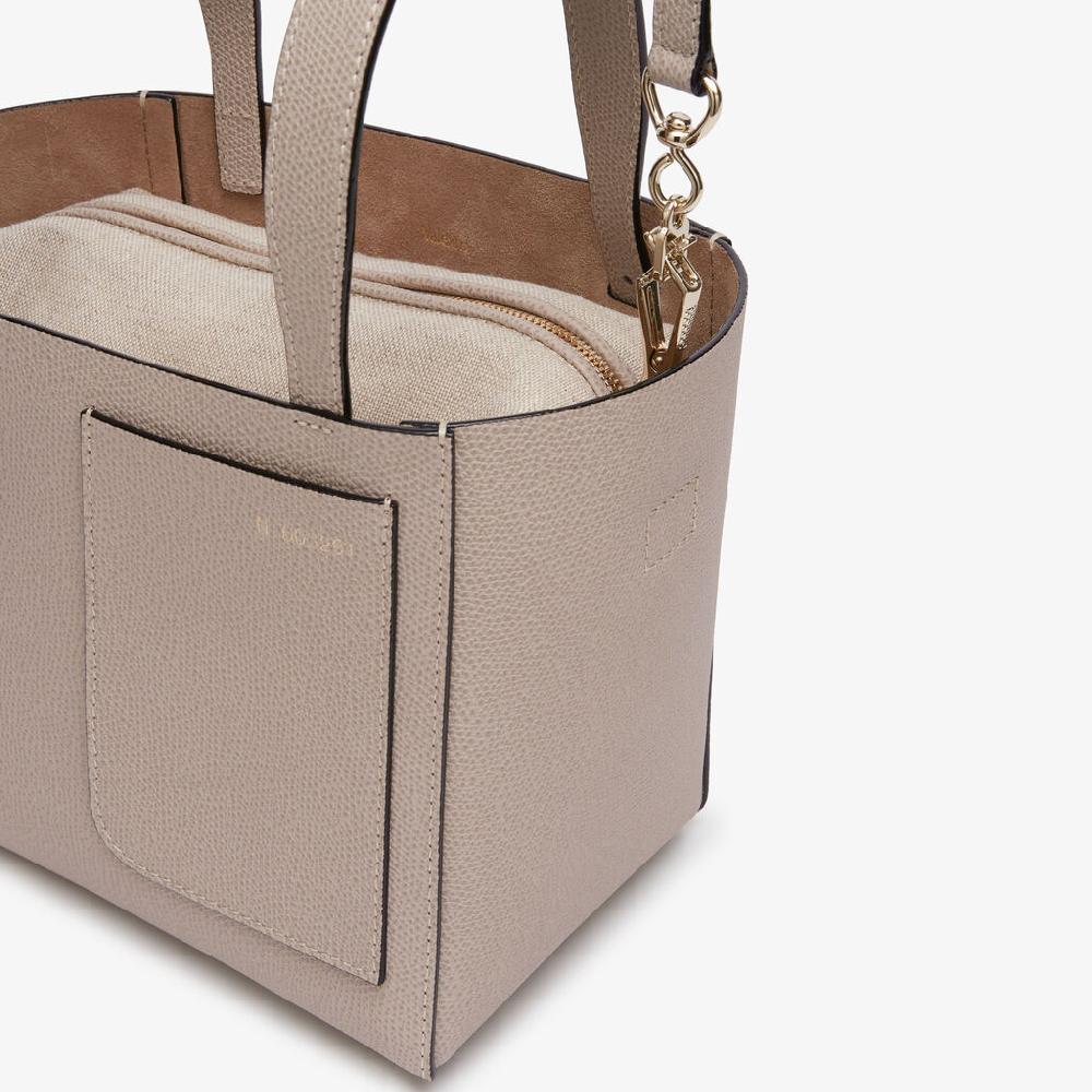 Valextra Borsa a secchiello da Donna in Pelle Rosa Nude | Valextra Soft In vendita