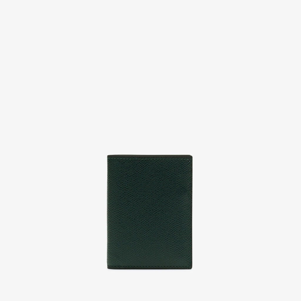 Valextra Portafoglio bifold da Donna in Pelle Verde di Lusso | Valextra In Linea