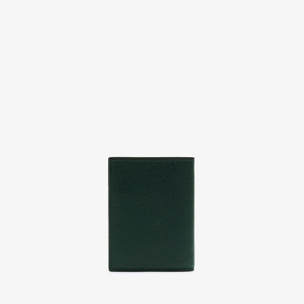 Valextra Portafoglio bifold da Donna in Pelle Verde di Lusso | Valextra In Linea