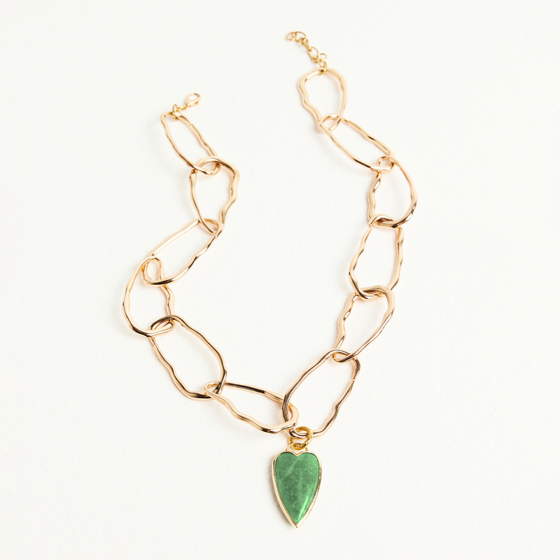 ALMALA GIROCOLLO CUORE - VERDE Moda