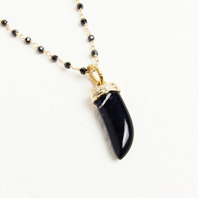 ALMALA COLLANA CORNO | NERO Italy